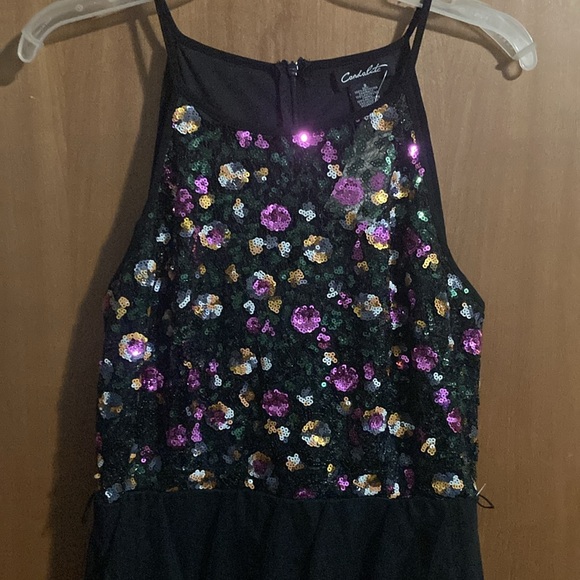 Flowery Sequin Formal - Picture 3 of 4